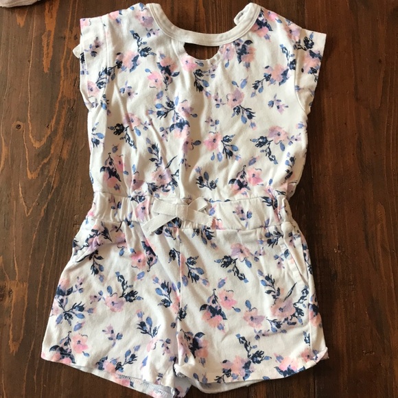 Splendid cotton floral one piece romper 4T - Picture 1 of 3